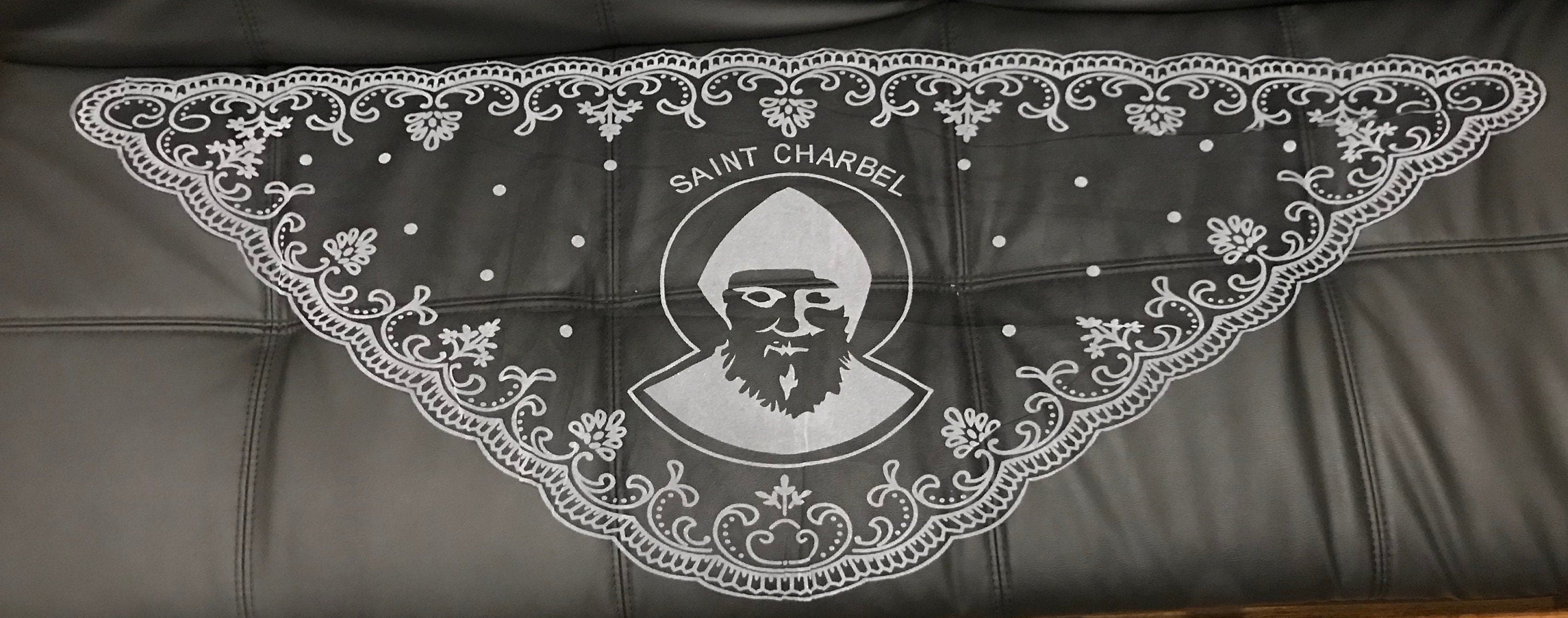Mantilla Scarf (St Charbel and Our Lady)