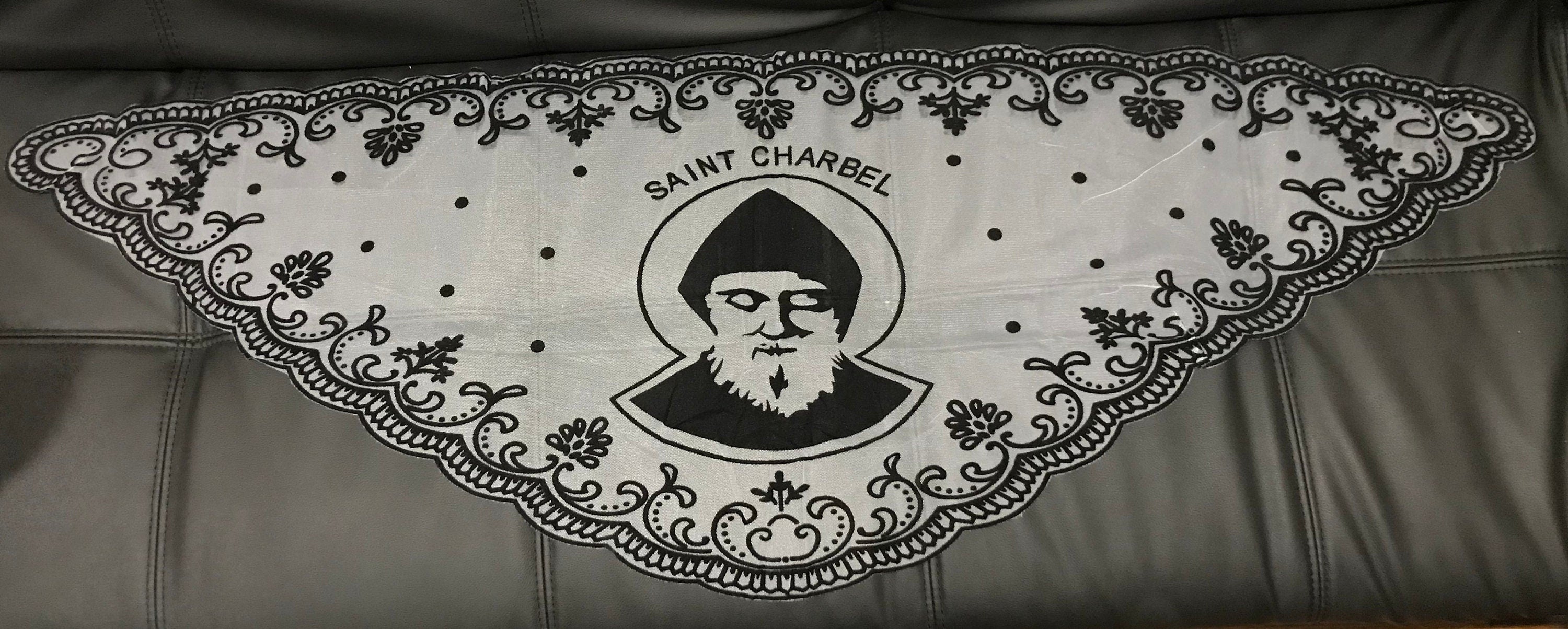 Mantilla Scarf (St Charbel and Our Lady)