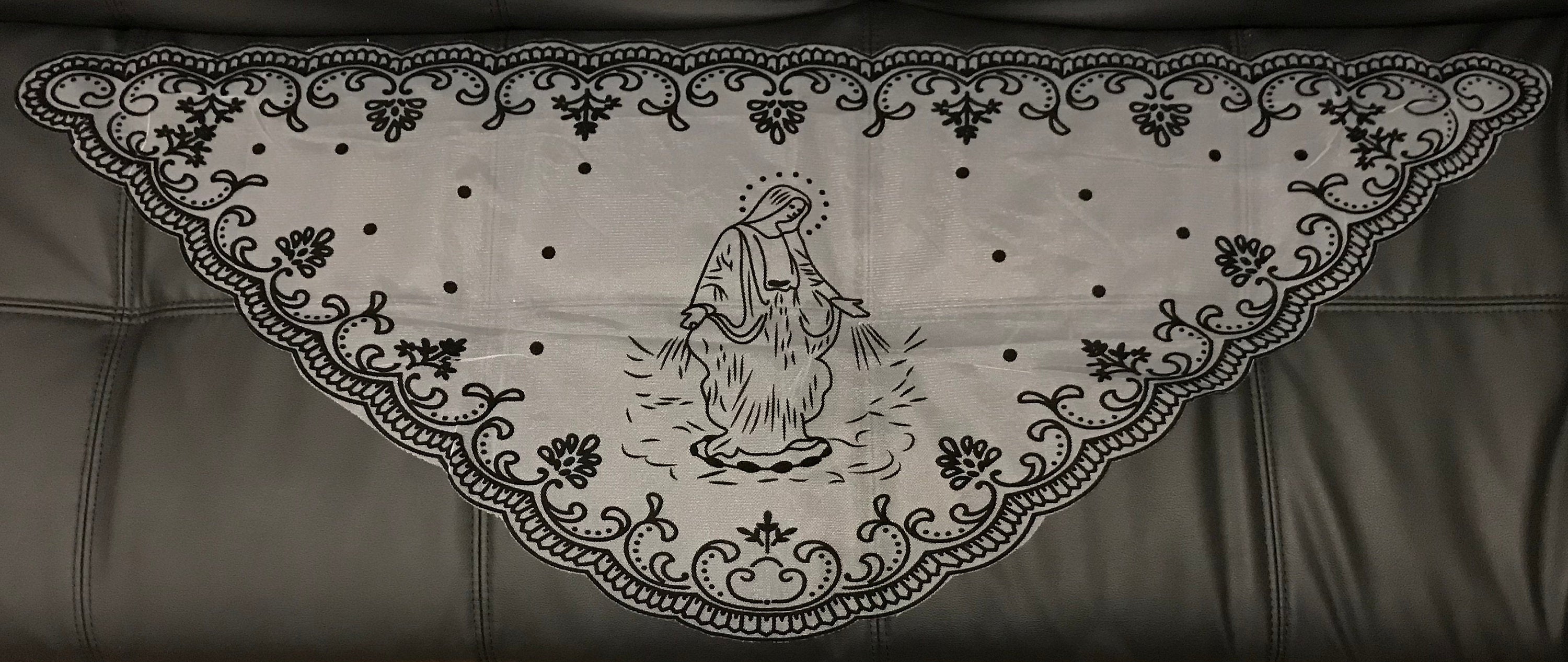 Mantilla Scarf (St Charbel and Our Lady)