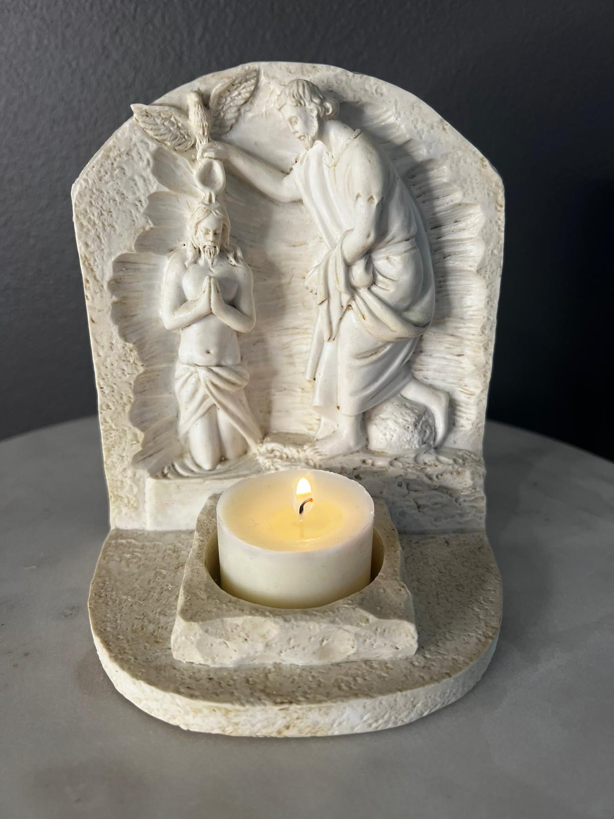 Baptism of Jesus Candle Holder