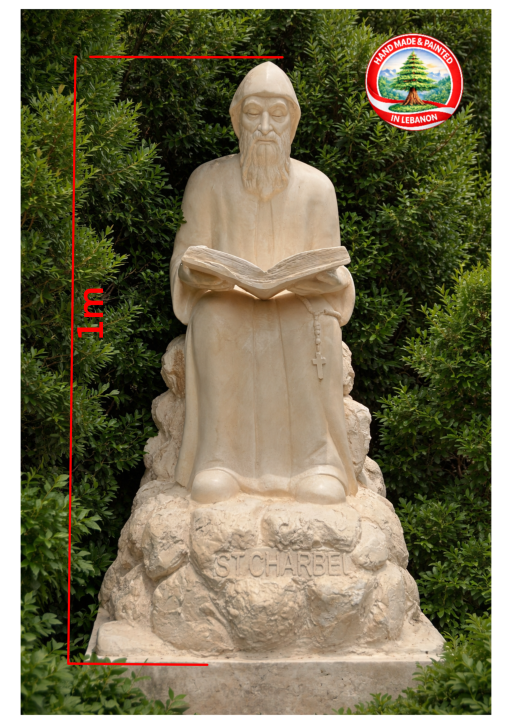 1-meter Saint Charbel Statue