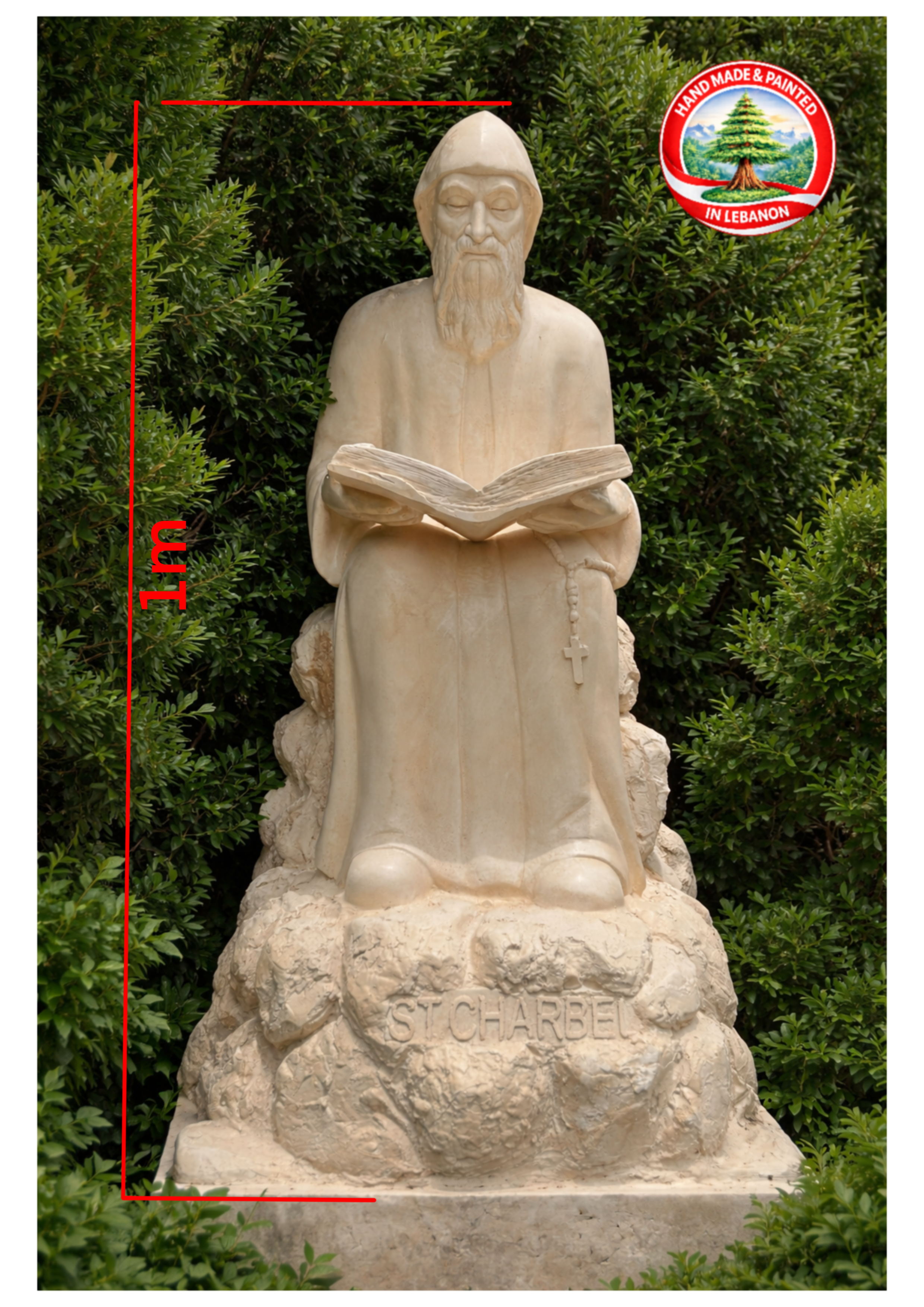 1-meter Saint Charbel Statue